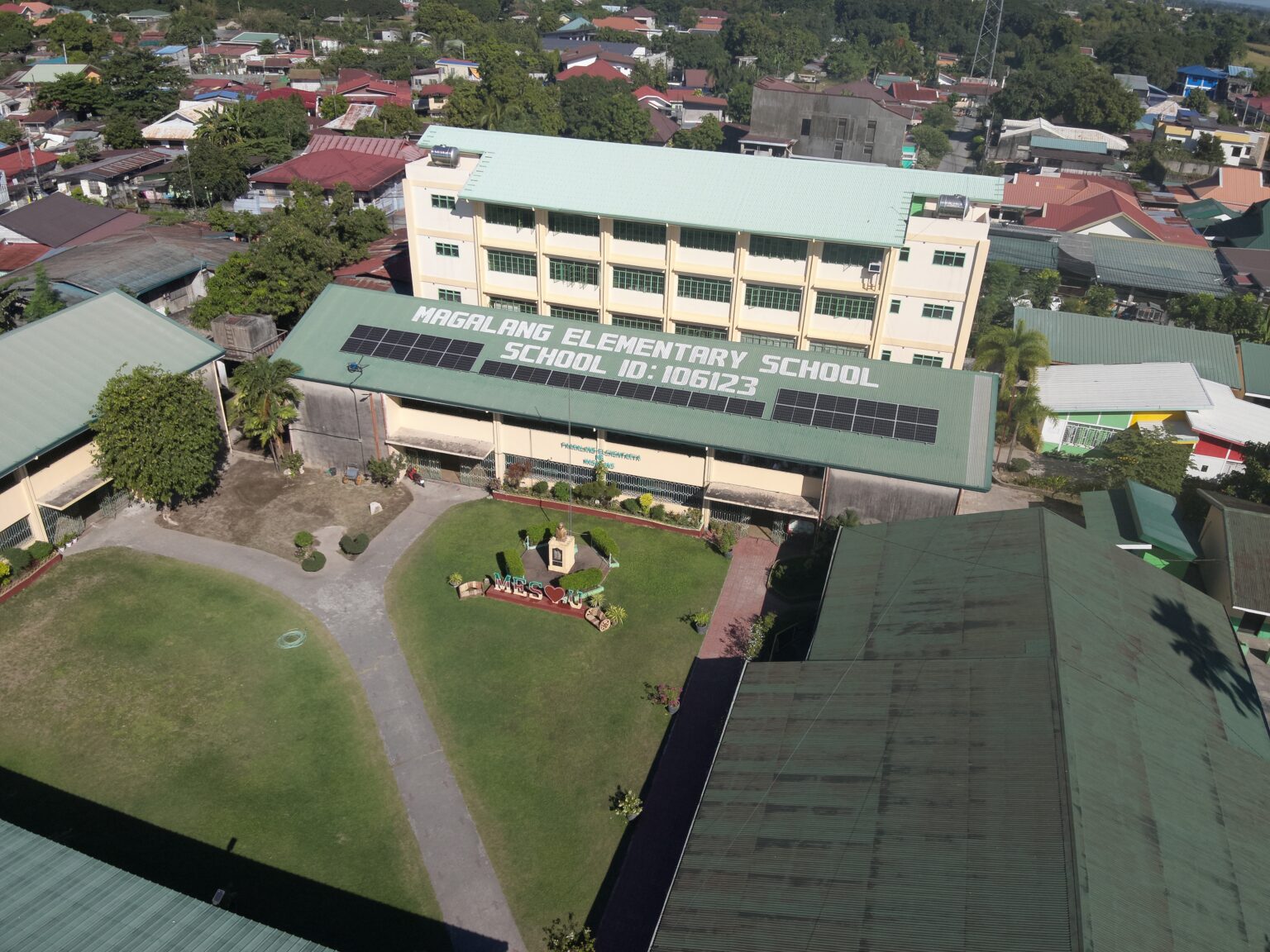 Installation of Rooftop Solar Panels — Magalang Elem. School photo 1